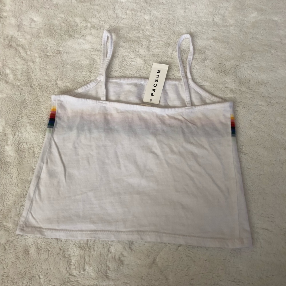 Brandy Melville Faye rainbow tank NWT - Picture 3 of 5